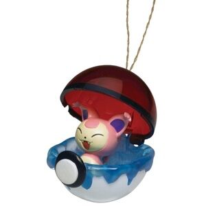 Pokemon Skitty Christmas Ornament Poke Ball 2005 Retired